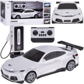 Tomido Elektrické autíčko RC0687 barevná světla + nabíjecí stanice