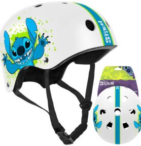 Stamp Dětská helma Disney Stitch Nastavitelná M na kolo koloběžku brusle
