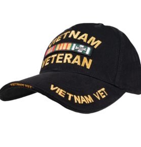 ROTHCO čepice DELUXE VIETNAM VETERAN baseball ČERNÁ
