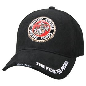 ROTHCO čepice DELUXE USMC G & A LOGO baseball ČERNÁ