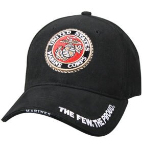 ROTHCO čepice DELUXE USMC G & A LOGO baseball ČERNÁ