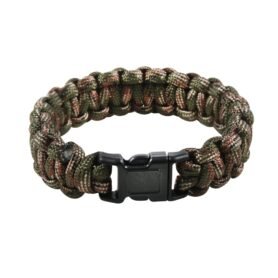 Náramek SURVIVAL PARACORD WOODLAND vel. 9