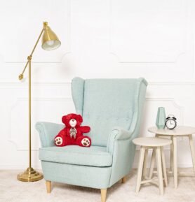 Tomido Plyšový medvídek Amigo 50 cm červený