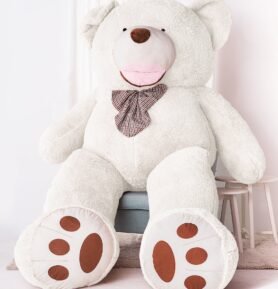 Tomido Plyšový medvídek Amigo 300 cm bílý