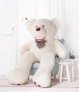 Tomido Plyšový medvěd Amigo 220 cm bílý