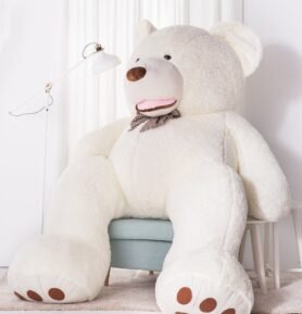Tomido Plyšový medvěd Amigo 250 cm bílý
