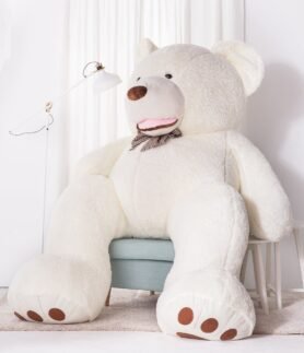 Tomido Plyšový medvěd Amigo 250 cm bílý