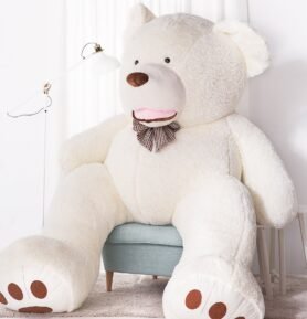 Tomido Plyšový medvěd Amigo 270 cm bílý