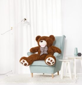 Tomido Plyšový medvěd Amigo 130 cm hnědý