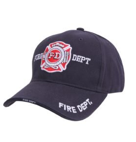 ROTHCO čepice DELUXE FIRE DEPARTMENT baseball MODRÁ