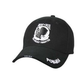 ROTHCO čepice DELUXE POW/MIA baseball ČERNÁ