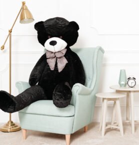 Tomido Plyšový medvěd Classico 160 cm černý