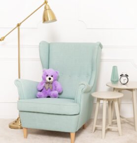 Tomido Plyšový medvěd Classico 50 cm fialový