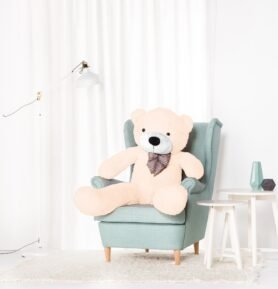 Tomido Plyšový medvěd Classico 130 cm meruňkový