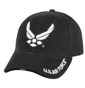 ROTHCO čepice DELUXE NEW WING AIR FORCE baseball ČERNÁ