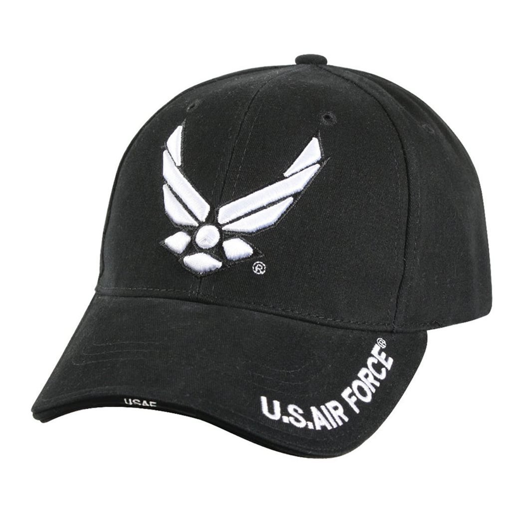 ROTHCO čepice DELUXE NEW WING AIR FORCE baseball ČERNÁ