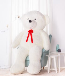 Tomido Plyšový medvěd Bueno 220 cm bílý