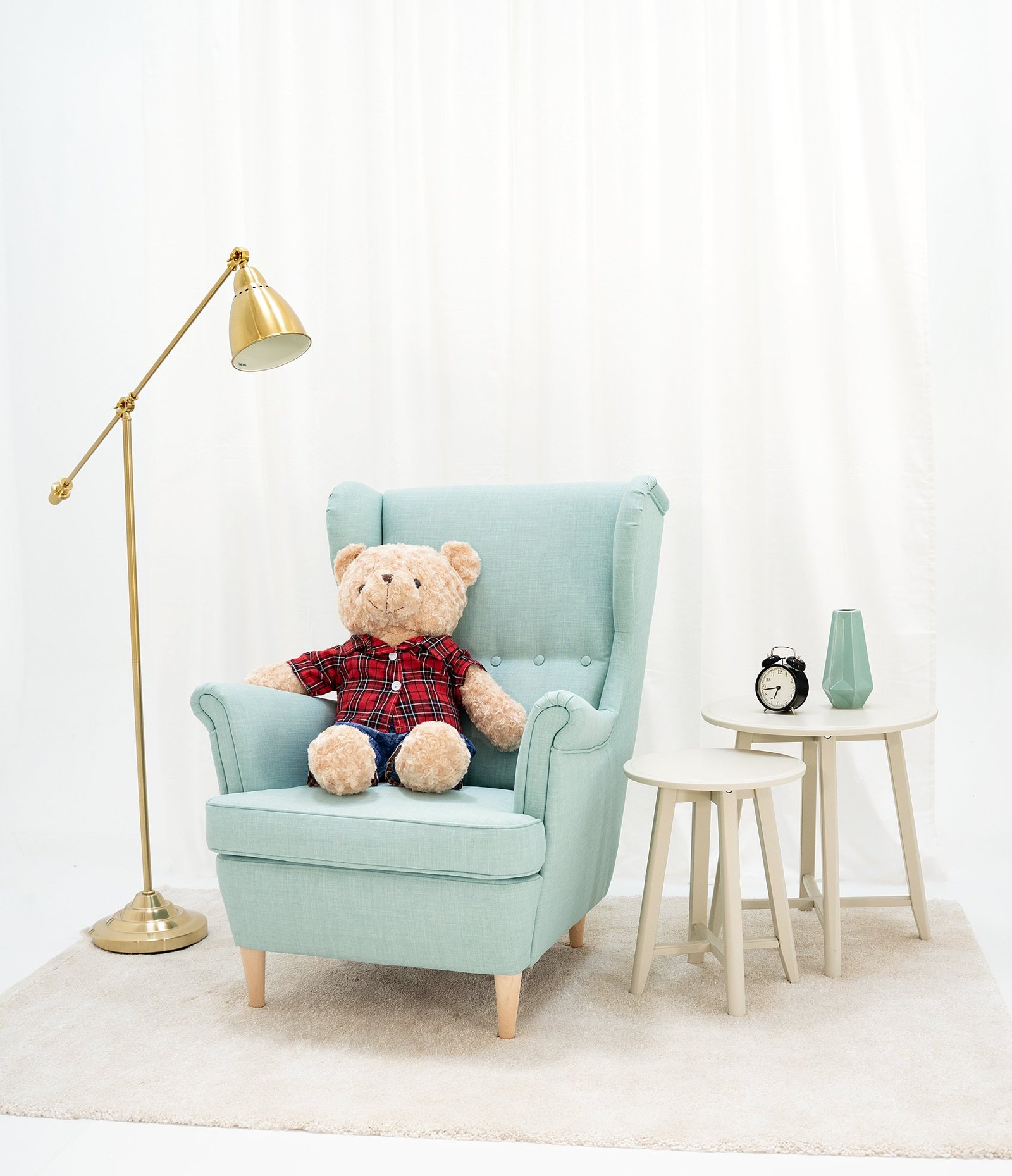 Tomido Plyšový medvěd Malibu 100 cm světle béžový