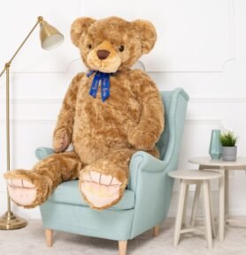 Tomido Plyšový medvěd Primavera 190 cm hnědý