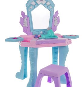 Tomido Toaletní stolek interaktivní pro princezny pro děti 3+ Fén + Magické zrcadlo