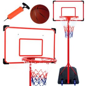 Tomido Basketbalový koš s deskou + míč a pumpička