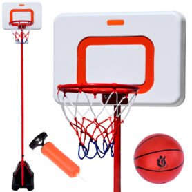 Tomido Basketbalový set se stojanem + míč a koš 2 m