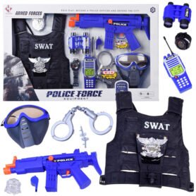 Tomido Kostým Policejní sada vesta + doplňky