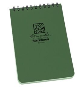 RITE IN THE RAIN blok voděodolný spirálový Notebook TOP-SPIRAL 4x6" ZELENÝ