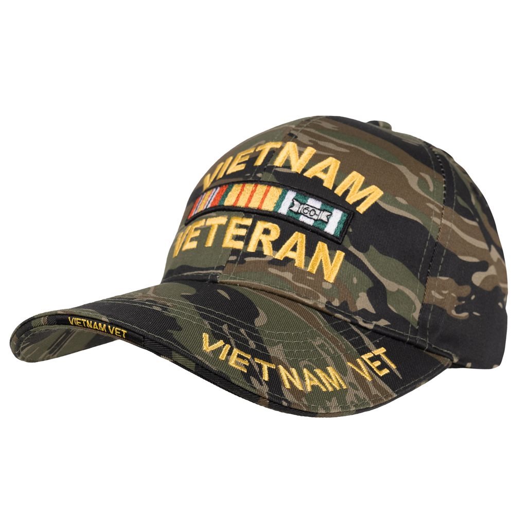 ROTHCO čepice DELUXE VIETNAM VETERAN baseball TIGER STRIPE