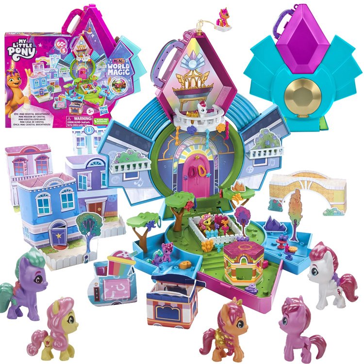 Tomido Figurky My Little Pony sada Křišťálová lucerna + 5 figurek 55 doplňků