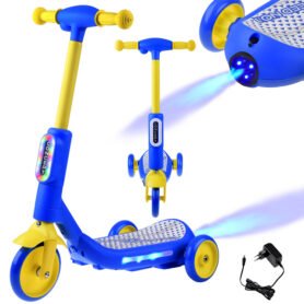 Tomido Trysková elektrická koloběžka pro děti SP0840 DISCO hudba Vodní pára