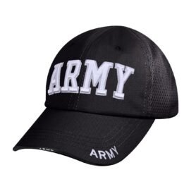 ROTHCO čepice ARMY síťovaná ČERNÁ