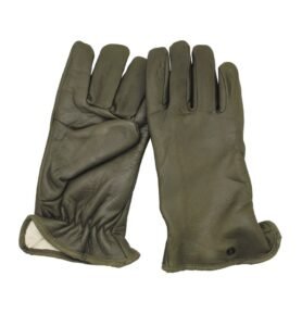 Rukavice FRANCOUZSKÉ s vložkou kožené ZELENÉ vel. 8