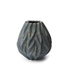 Morsø Porcelánová váza FLAME Grey 19 cm