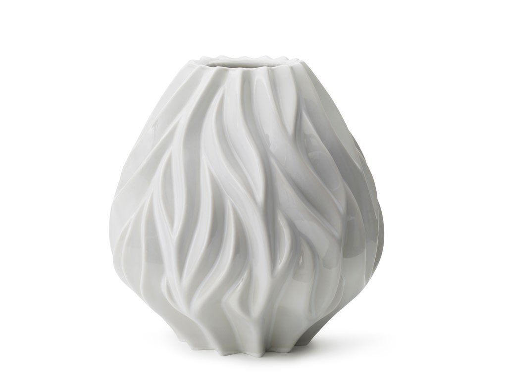 Morsø Porcelánová váza FLAME White 23 cm