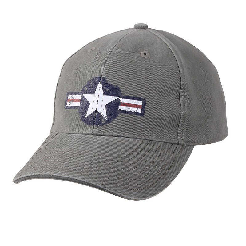 ROTHCO čepice baseball VINTAGE DELUXE AIR CORPS ZELENÁ