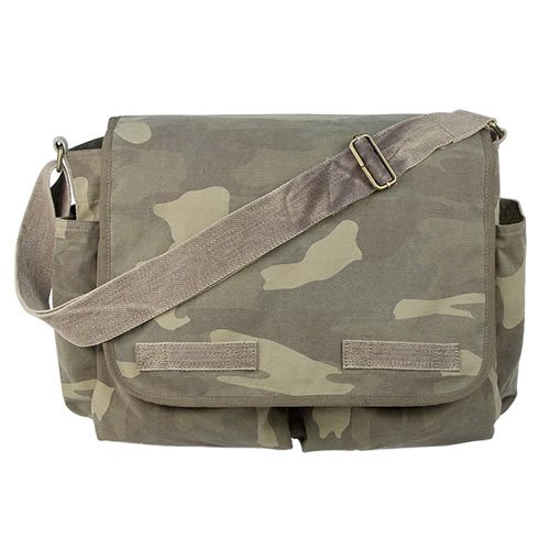 ROTHCO taška VINTAGE přes rameno 38 x 28 x 15 cm WOODLAND