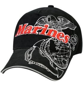ROTHCO čepice DELUXE US.MARINES baseball ČERNÁ
