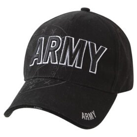 ROTHCO čepice baseball DELUXE ARMY EAGLE ČERNÁ