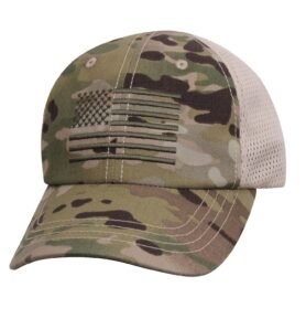 ROTHCO čepice baseball vlajka US síťovaná MULTICAM