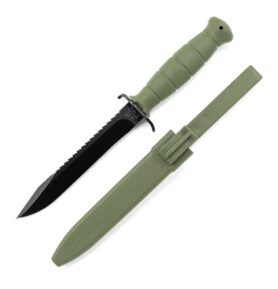 Nůž RAKOUSKÝ GLOCK SURVIVAL FM81 s pilkou ZELENÝ