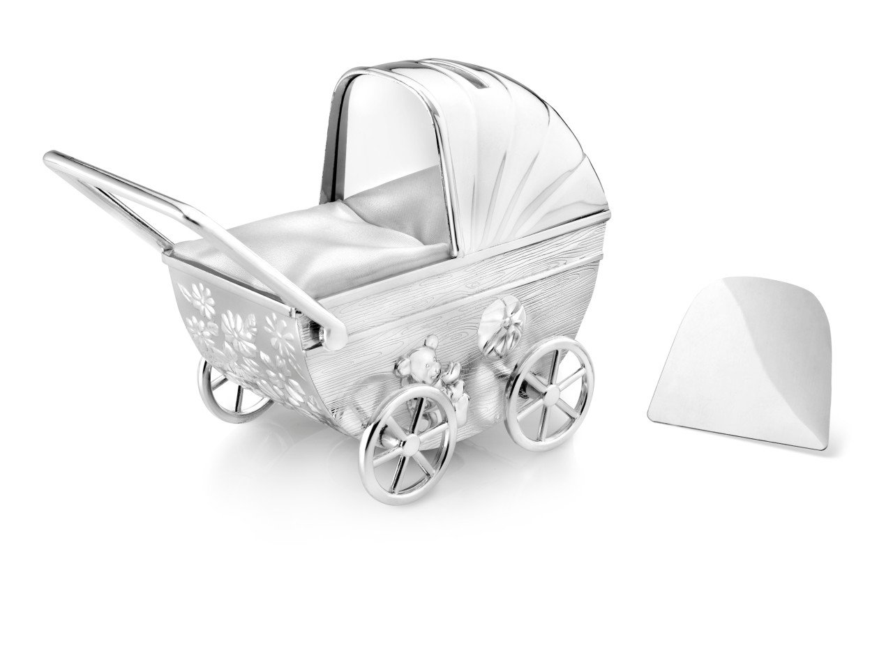 Zilverstad Kasička Buggy s gravírovacím štítkem