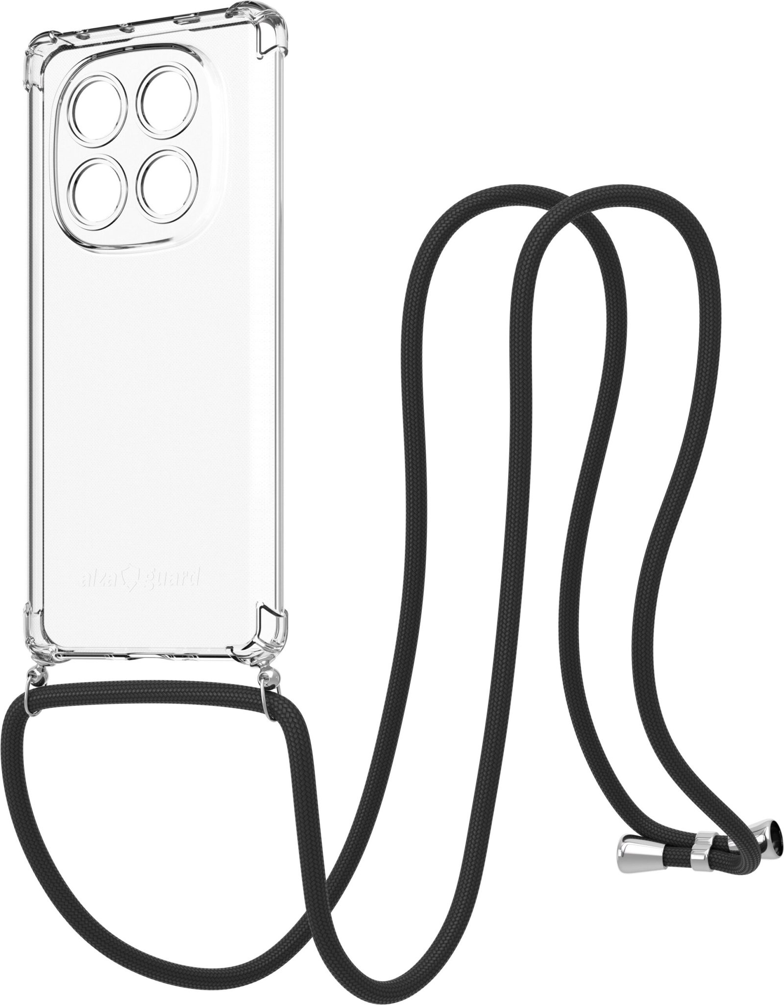 AlzaGuard Luxe Lanyard Case pro Xiaomi Redmi Note 14 Pro 4G černý