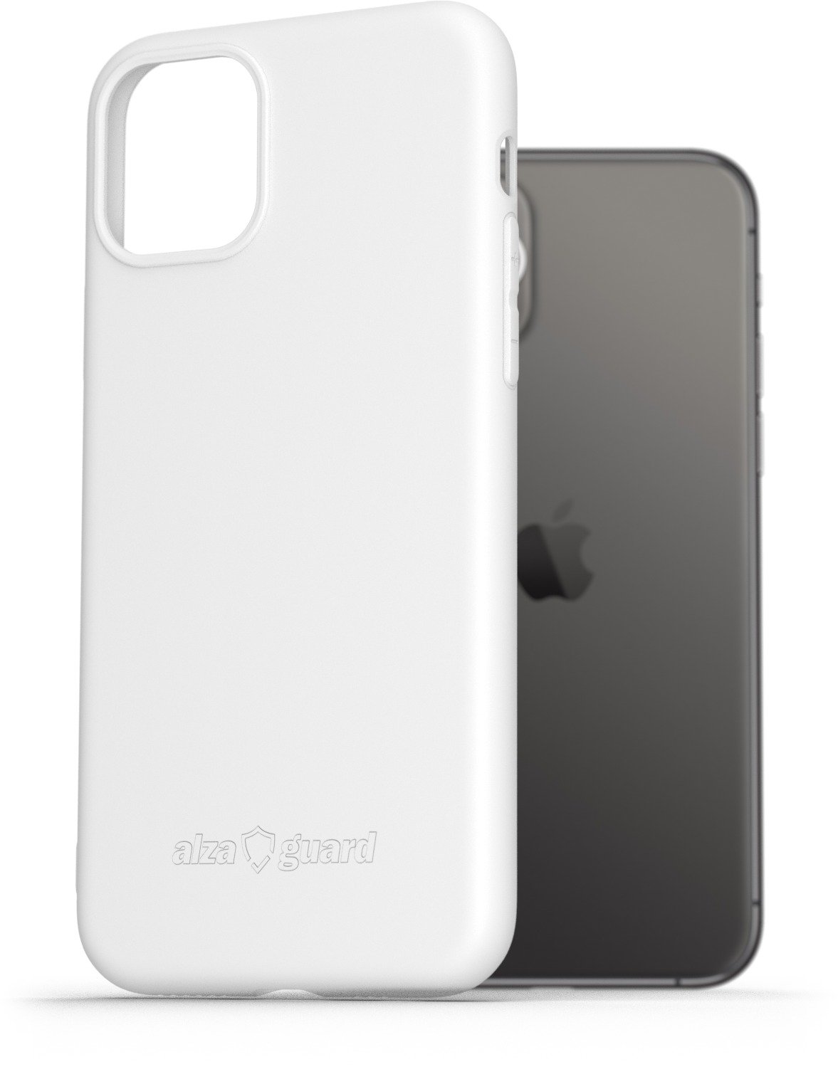 AlzaGuard Matte TPU Case pro iPhone 11 Pro bílý