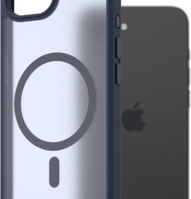 AlzaGuard Matte Case Compatible with Magsafe pro iPhone 16e / 17e tmavě modrý