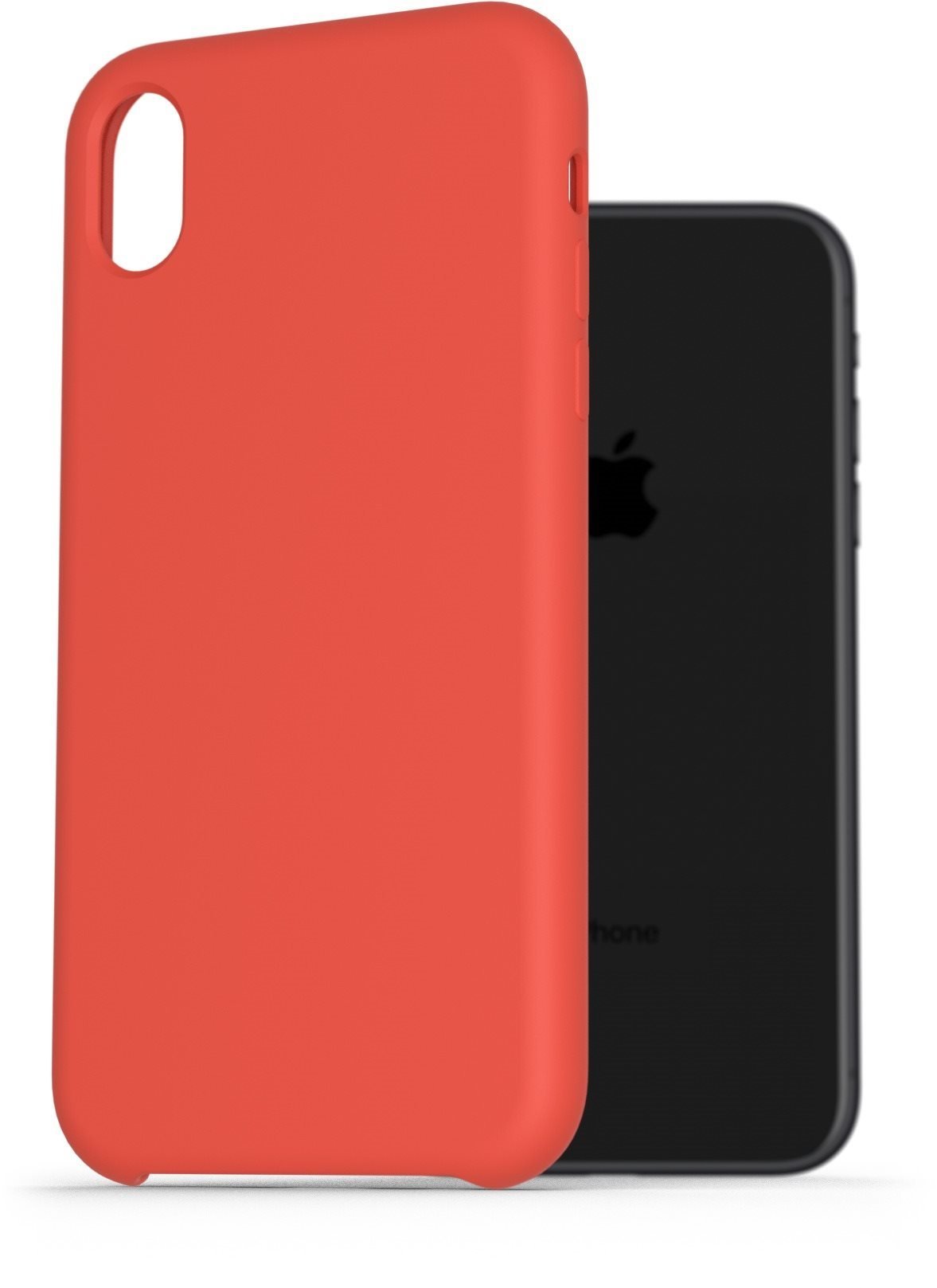 AlzaGuard Premium Liquid Silicone Case pro iPhone Xr červené