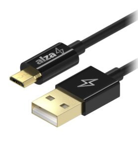 AlzaPower Core USB-A to Micro USB 0.5m černý