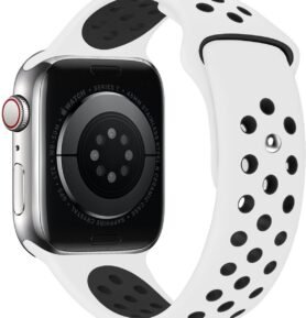 Eternico Sporty pro Apple Watch 38mm / 40mm / 41mm  Dark Gray and White