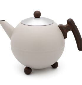 Bredemeijer Dvoustěnná konvička na čaj Duet Bella Ronde 1,2L Sand