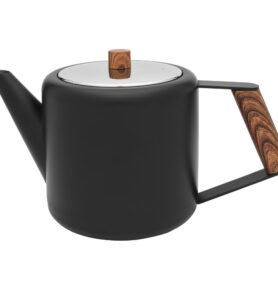 Bredemeijer Dvoustěnná konvička na čaj Duet Boston, černá 1,1L